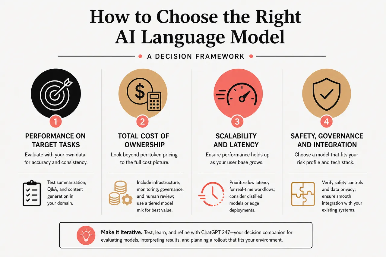 AI Language Models Explained (and How to Choose the Right One for Your Use Case) , How to Choose the Right AI Language Model