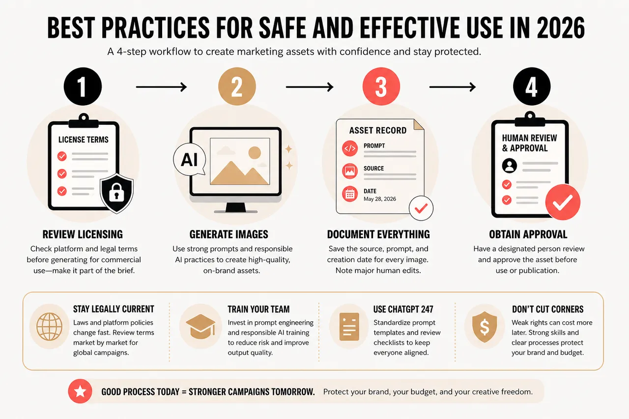 Using AI Image Generators for Marketing Assets Without Legal Risks in 2026 , Best Practices for Safe and Effective Use in 2026