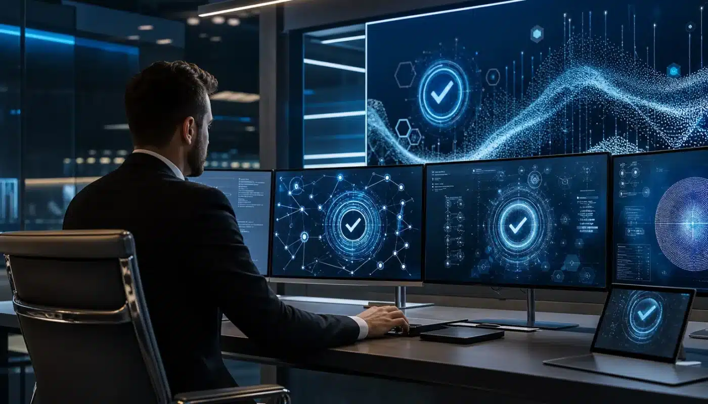 AI detection tools analyzing digital content verification in 2026